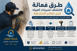 طرق فعالة لاكتشاف تسربات المياه باستخدام أجهزة كشف التسرب الحديثة